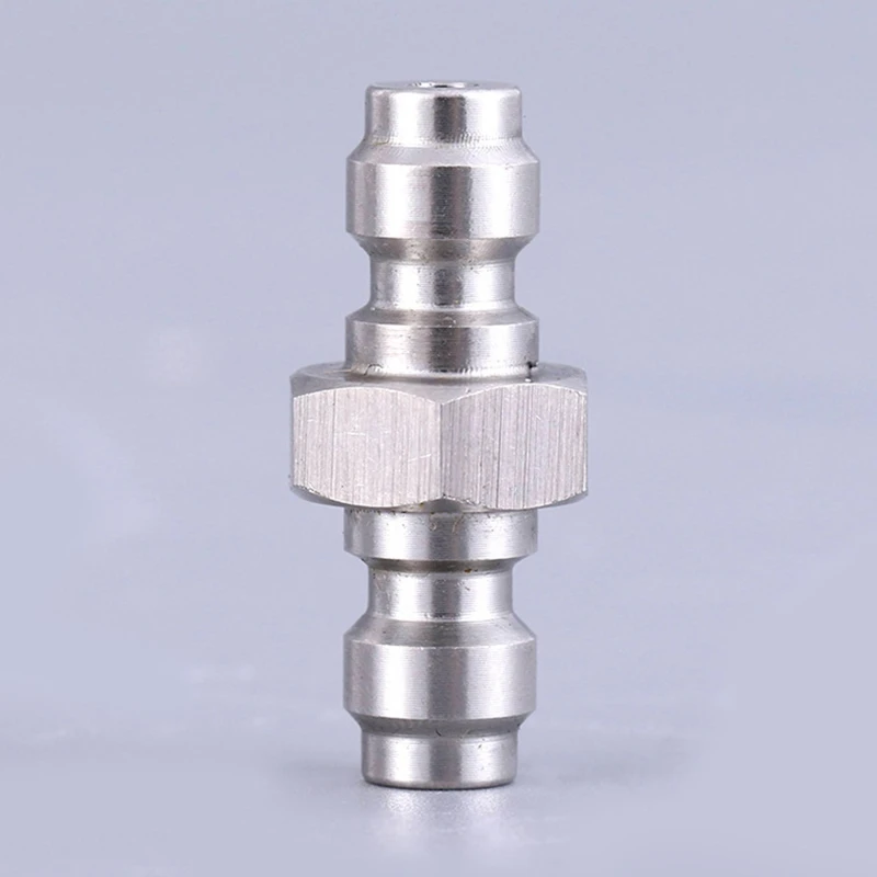 F92C อัพเกรดสแตนเลสทั้งสองปลายทางตัวผู้ถอดอะแดปเตอร์ Double Double Male Fill Fill Bott