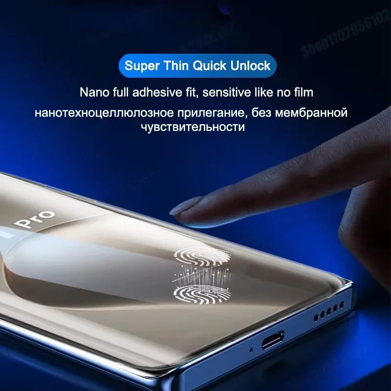 3 قطعة فيلم هيدروجيل لشاومي ريدمي نوت 17 15 13T 14T 15 Pro HD 13 14 واقي للشاشة #2