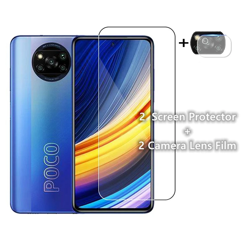 

Full Glue Glass For Poco X3 Pro Screen Protector For Poco X3 X4 M4 Pro Tempered Glass Protective Phone Film For Poco X3 Pro