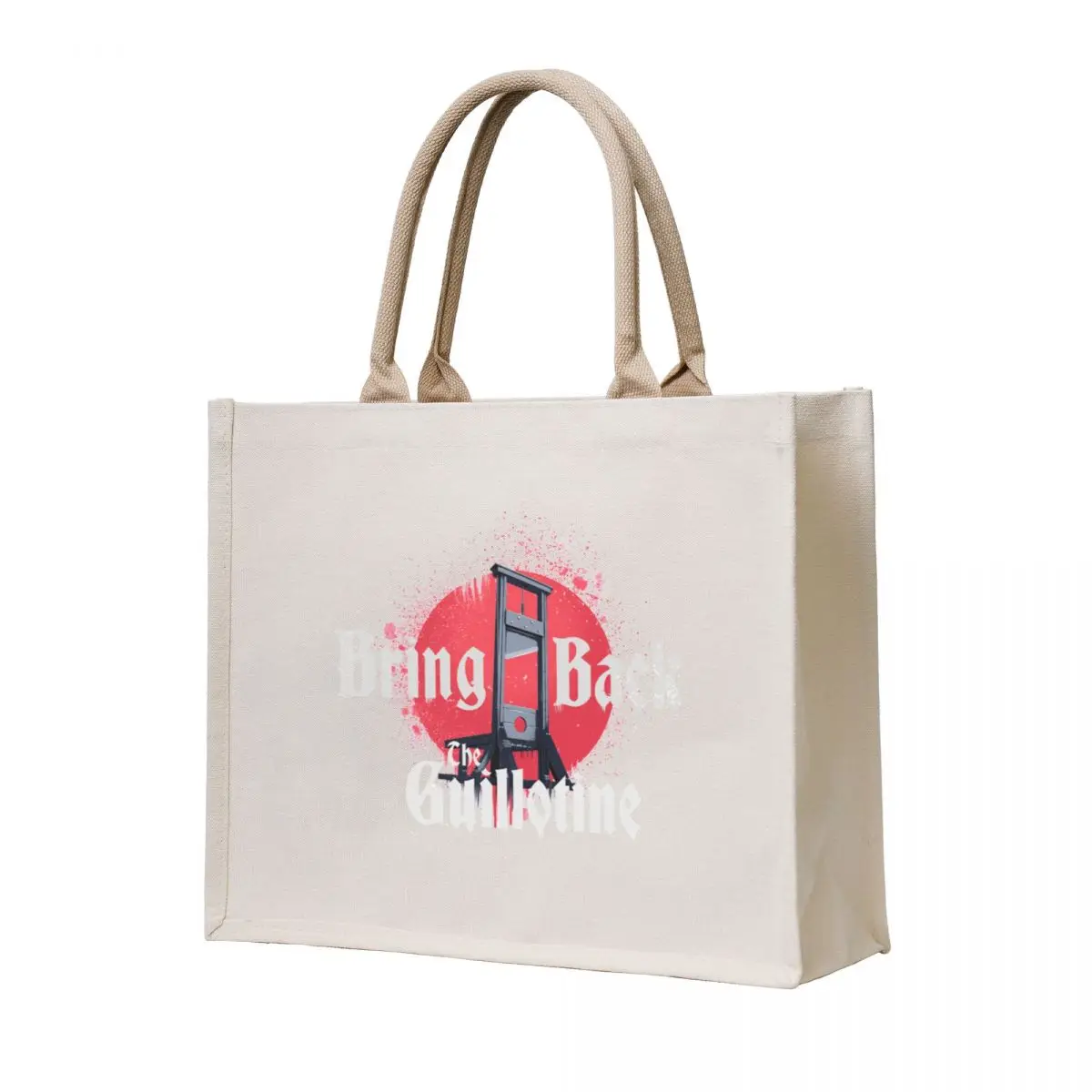 

BRING BACK THE GUILLOTINE SHIRTS Tote Bag women bag shopper bag woman personalized tote
