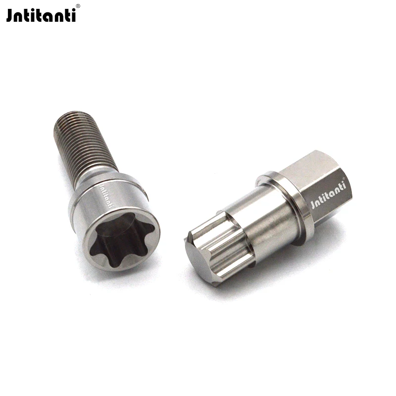 Jntitanti Torx Socket Conical Seat Gr.5 Titanium Wheel Bolt M14x1.25 for BMW MINI ROLLS ROYCE SUPRA Wheel