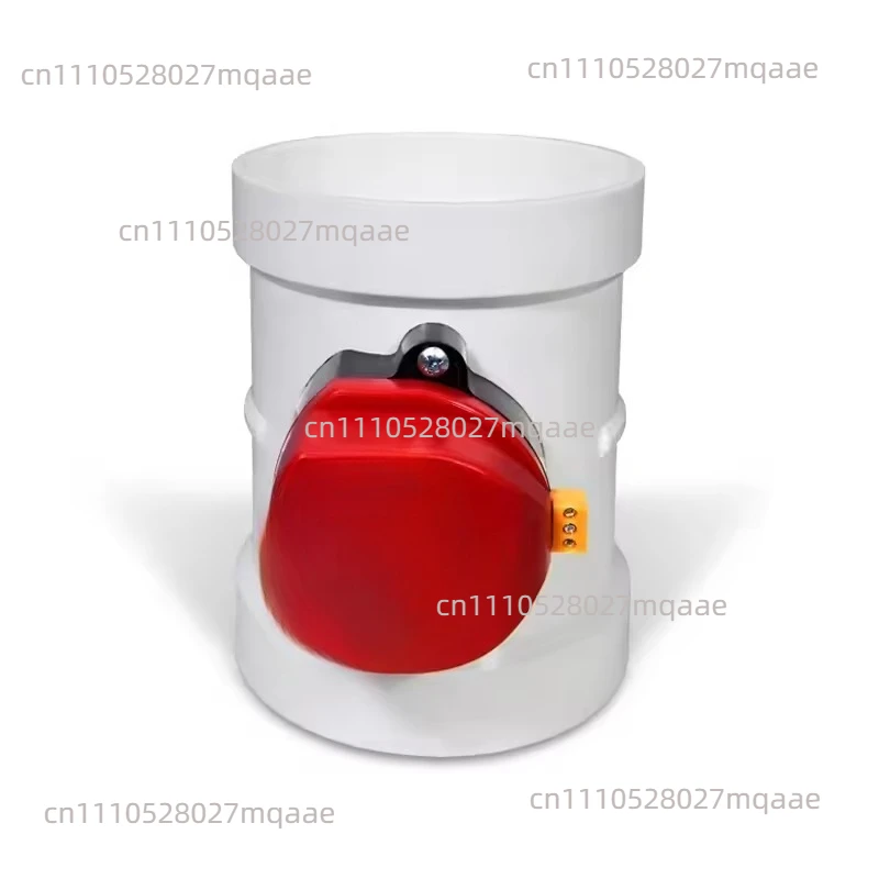 Suitable for PVC Plastic HVAC Air Door Electric Air Valve Electric Check Valve Pipe 75/110/160/200mm 220V 12V 24V
