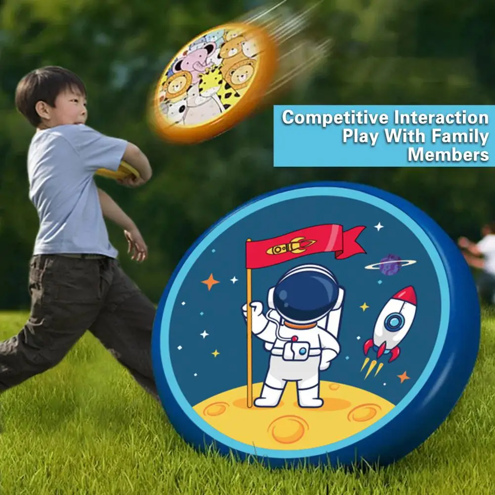 High-quality Flying Disc Kids Flying Disc Stable Flight Kids Flying Disc Fun Outdoor Game for Family Bonding Deform-resistant