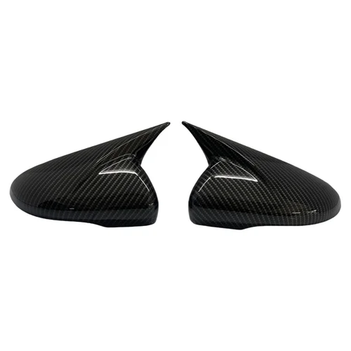 Imagen 2 del producto 2x cubierta de espejo retrovisor lateral con apariencia de carbono para VW para Volkswagen Golf 6 MK6 GTI GTD 2009-2013 cubierta de tapa de espejo retrovisor lateral