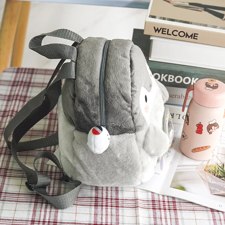 Cartoon Kawaii Little Penguin Backpack Plush Backpack Mini Doll Small Schoolbag Cartoon Cute Animal Plush Bag Girl Birthday Gift