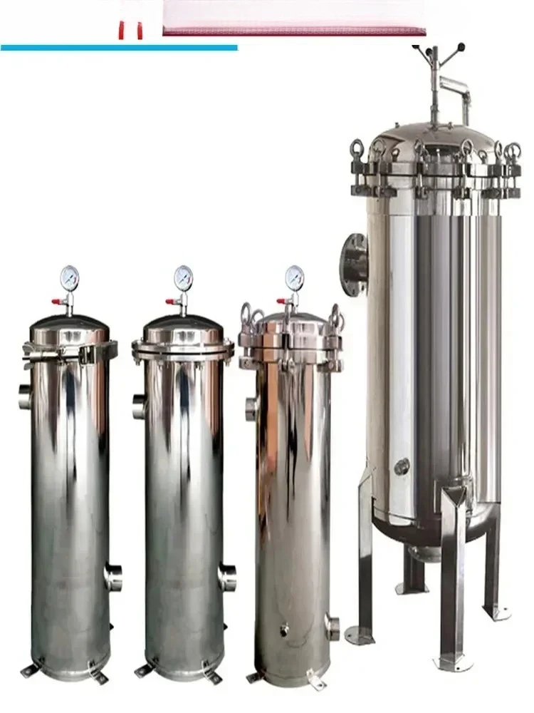 

304 stainless steel precision security filter water treatment pre industrial tap water well water PP cotton filter penetration