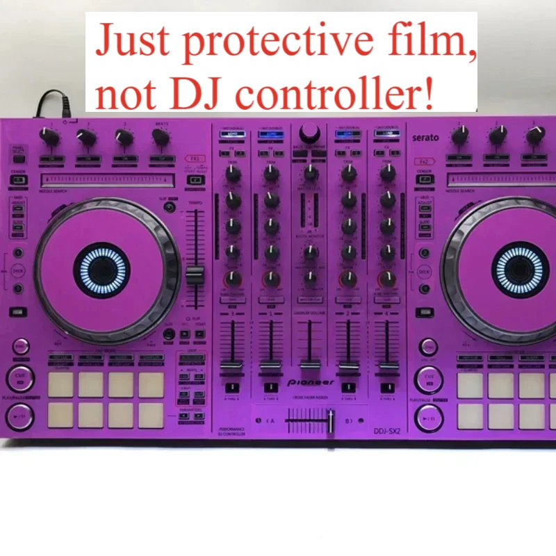 Pioneer DDJ-SX2 Film Skins Controller Associated DDJSX2 Protective Film Sticker Skin Purple Model.Not DJ controller!