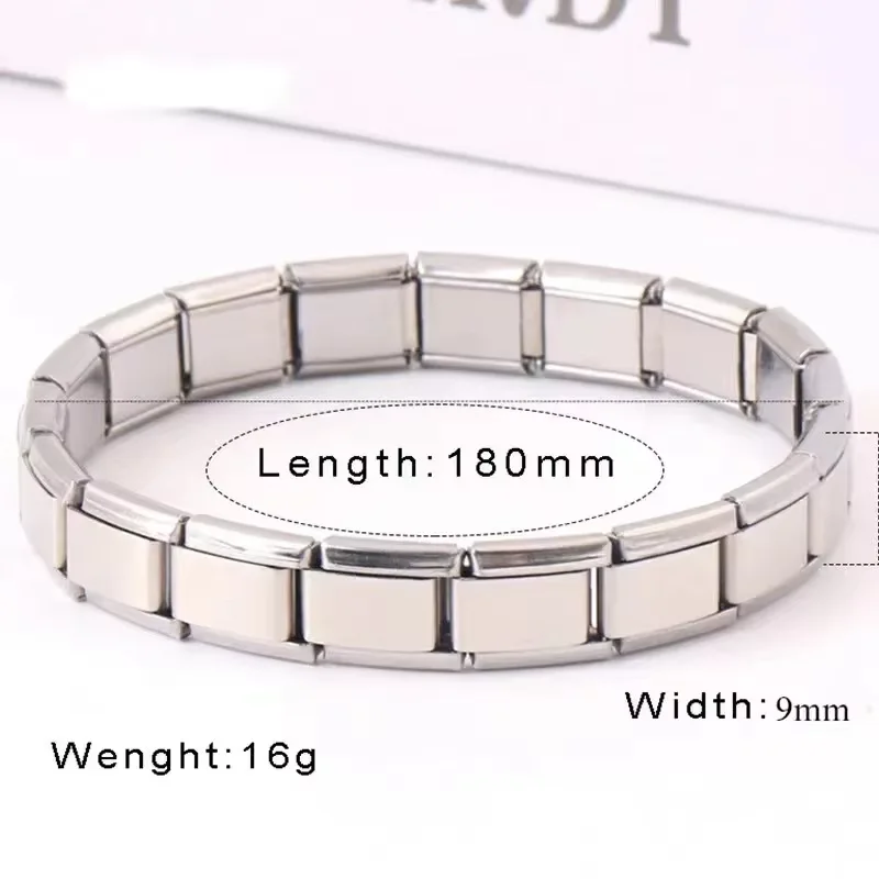 Obega Hip Hop Width Square Bracelet For Women Men Punk Silver Color Stain Steel Bangle Simple Trendy Fashion Daily Jewelry