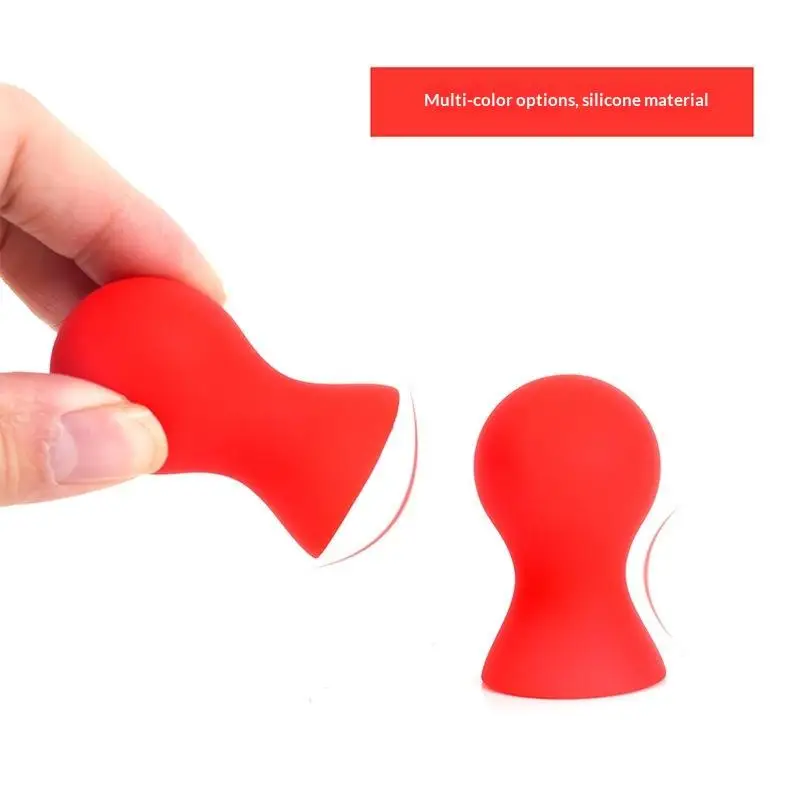 【A】2PCS Silicone Nipple Sucker Pump Suction Cup Breast Massager Clitoris Stimulator Sex Toys For Woman Couples view 5