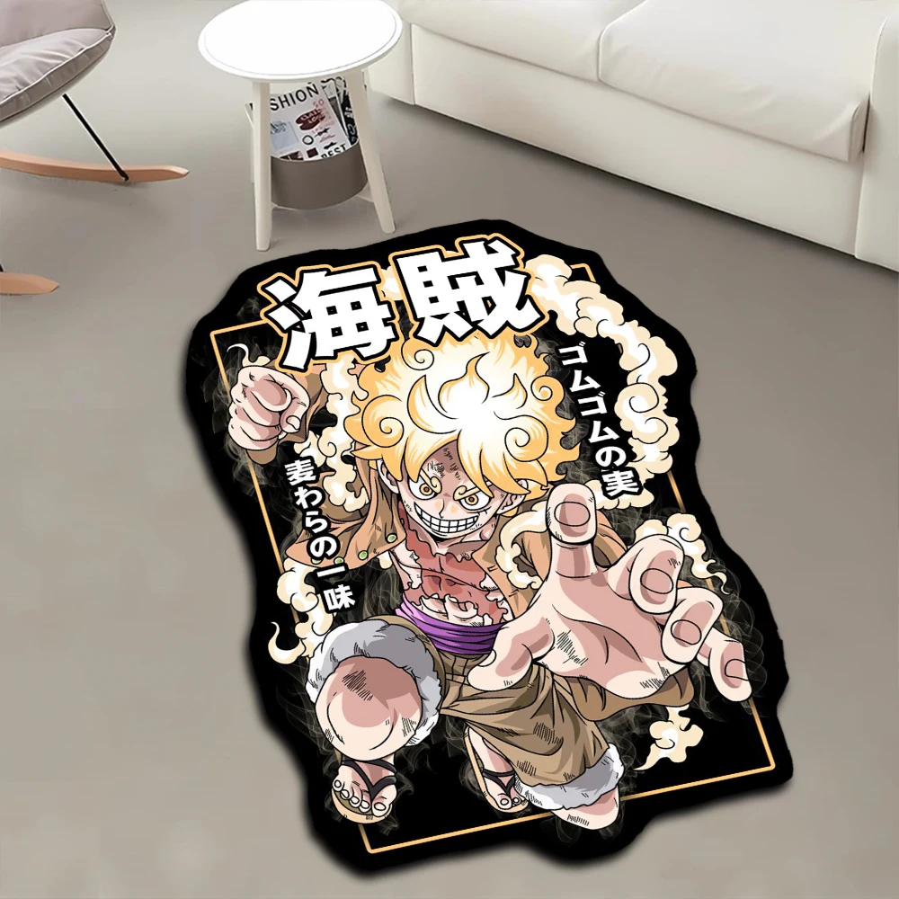 

Коврик в стиле аниме, популярный стиль, Луффи Шестерня 5, Ника, цельная фигурка, индивидуальный мультяшный ковер, ковер ручной работы для домашнего декора