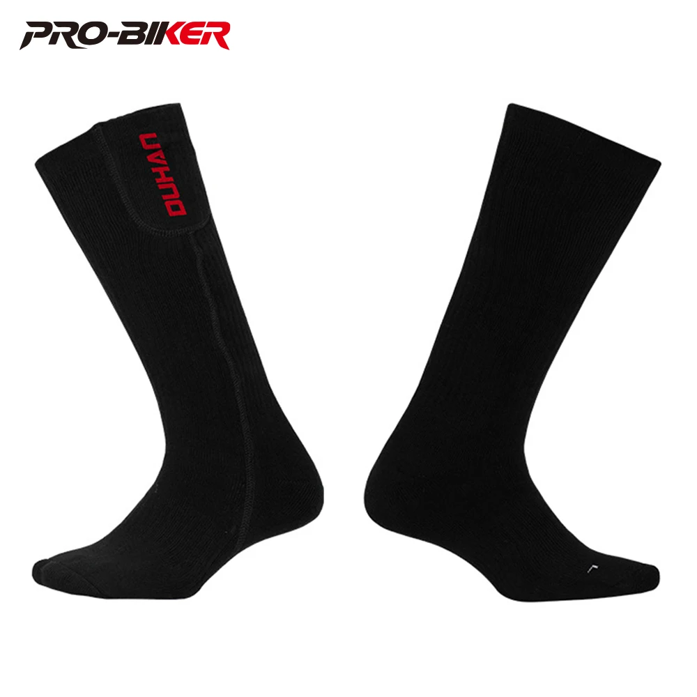 

DUHAN Motorcycle Heated Socks Warm Motorbike Thermal Socks Uniform Heating Motocicleta Sets Windproof ,Comfortable And Soft