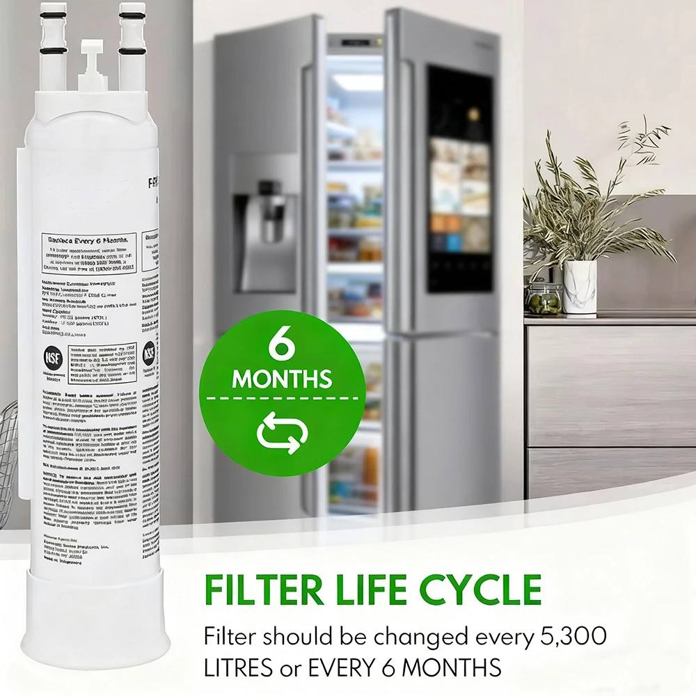 El reemplazo del filtro Frigidaire PWF-1 FPPWFU01 Certificado internacional A prueba de fugas mejora el sabor del agua