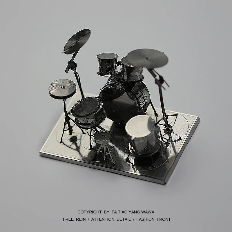 Is Bored. Spell Drum Kit! 3D Metal Puzzle