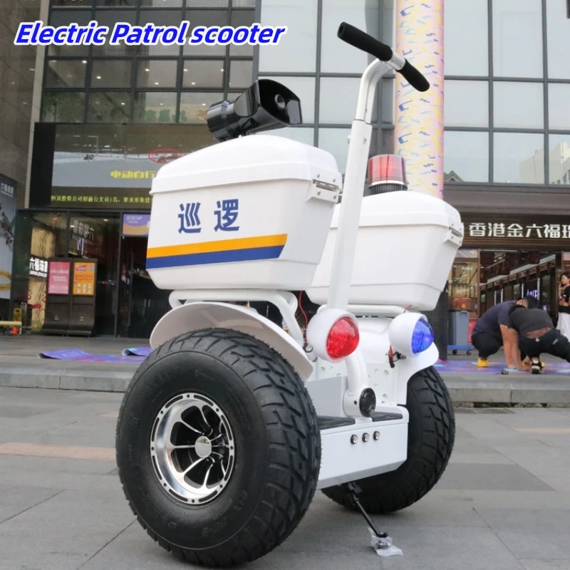 Hot selling Self Balance MOQ1 19 inch tires 36v 48v 72v electric patrol scooter for Adults