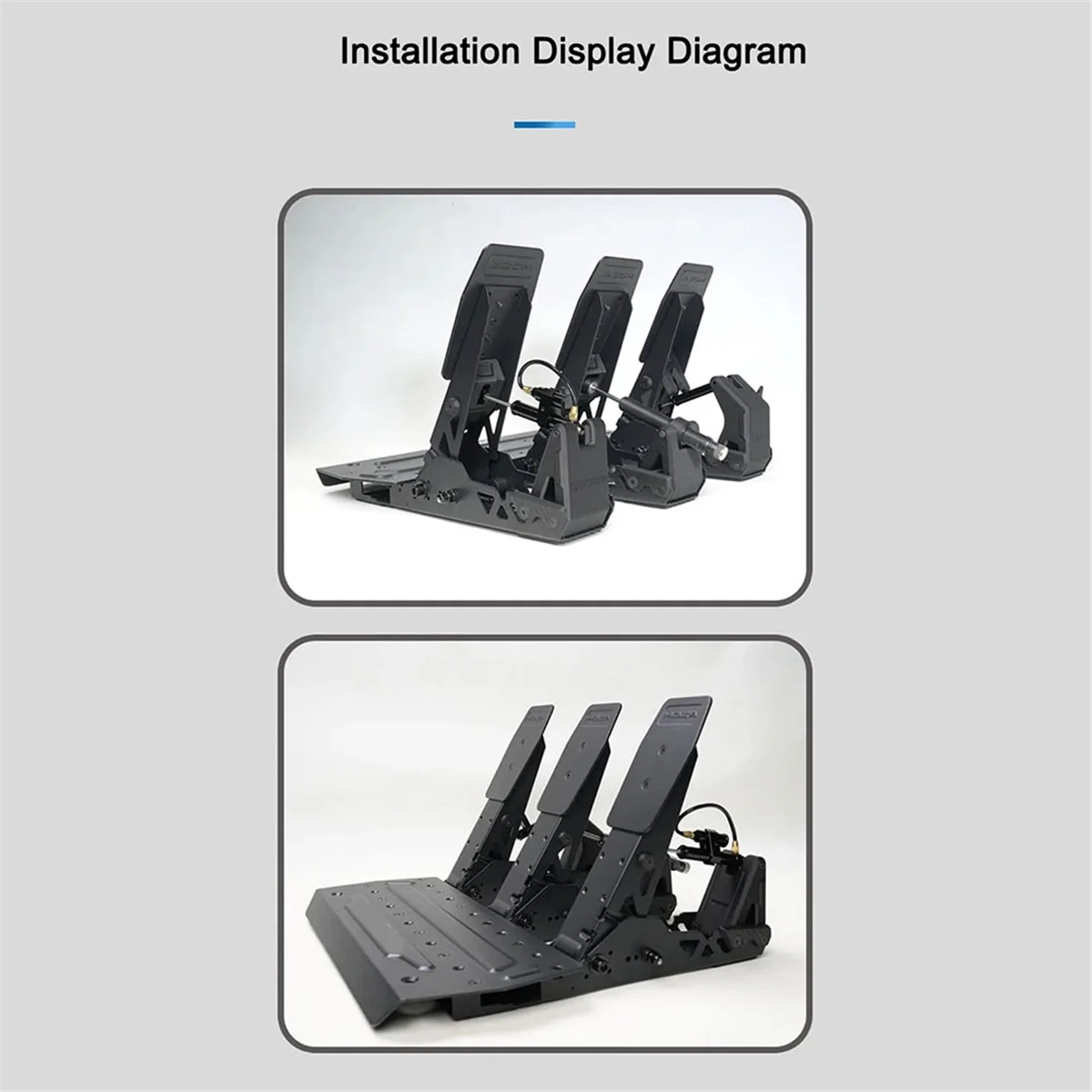 A07R Pedal Hydraulic Damper Mod for MOZA SRP LITE/ R5 SRP / R9 Pedal Modification Style: Throttle