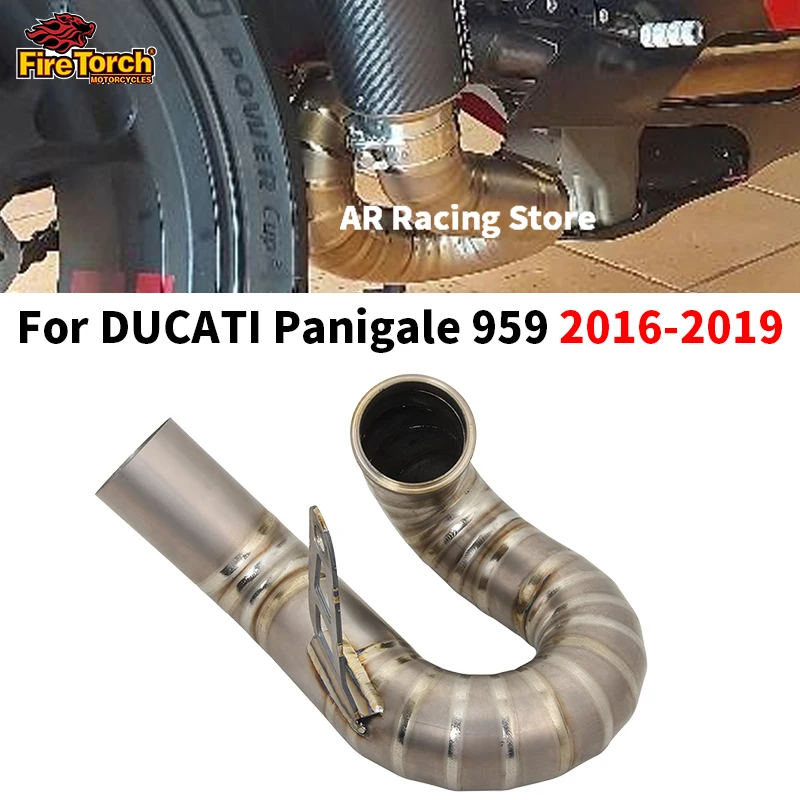 For Ducati Panigale 959 2016 2017 2018 2019 959 Panigale Motorcycle Exhaust Muffler Titanium Alloy Pipe