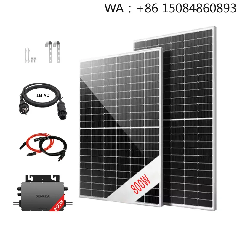 Plug And Play  SystemSmart PV Balcony  Energy Storage System 800w 600watt Deutschland Micro Inverter On Grid Balcony P