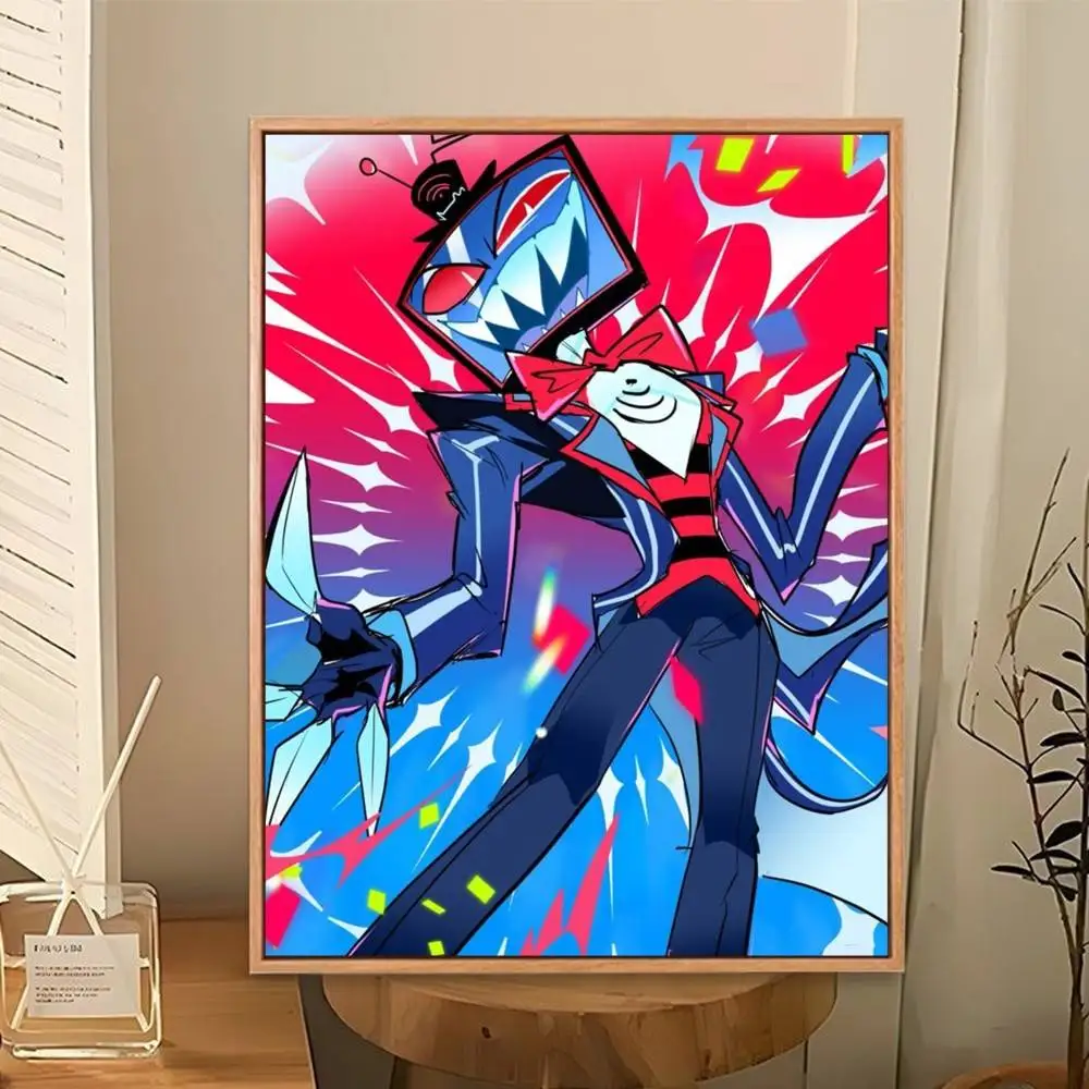 Hazbin VOX H-Hotel Trust Us Poster Perfect Space Sticker Self Adhesive for Office Home Theater Wall Art Decor Fancy Gift