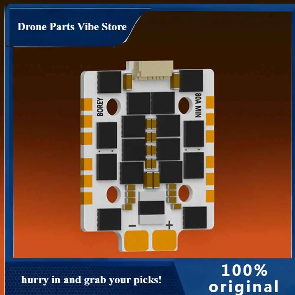 

AP20*20mm ZEX BOREY Mini 80A 3-8S 4in1 AM32 ESC High Performance for RC FPV Racing Drone