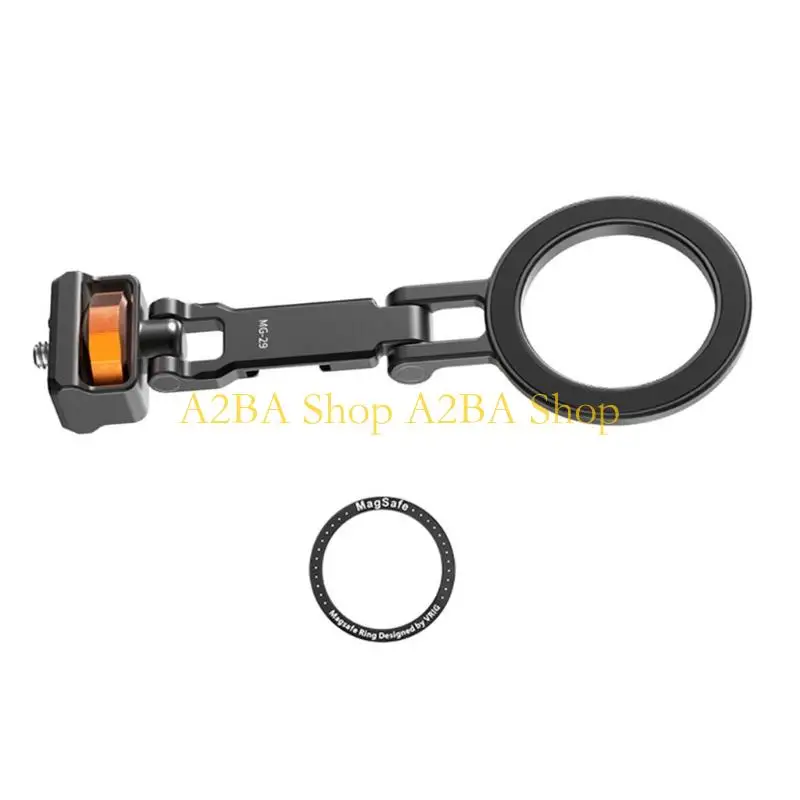 A2BA Small Metal Phone Grip with 240 Degree Tilts Suitable for Outdoor Photography