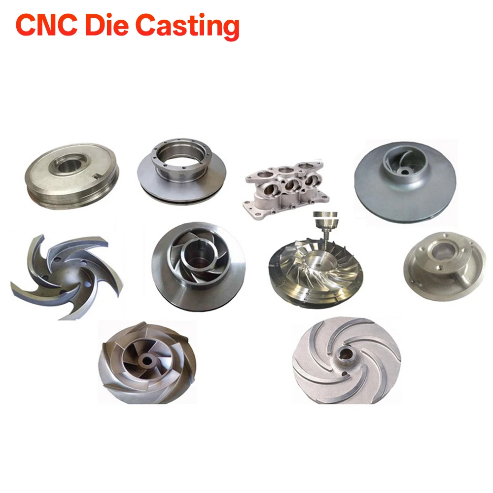 

OEM Custom Die-Cast Parts and Services Die-Casting Manufacturer for Metal Stainless Steel Aluminum Zinc CNC Machining Center
