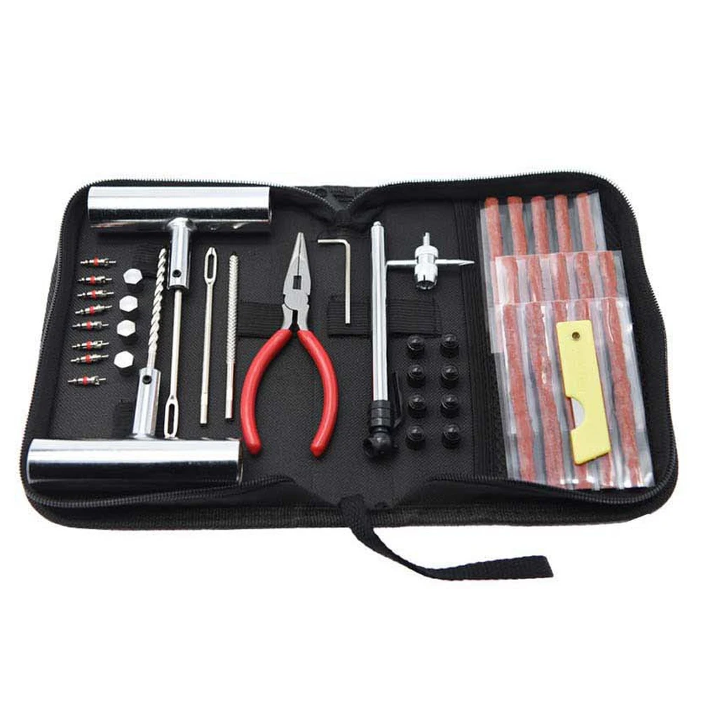 Reifen Reparatur Kit Punktion Stecker Set Auto Fahrrad Reifen Reparatur Auto Reifen Ändern Werkzeuge Motorrad Auto Zubehör 45 stücke Studding Set