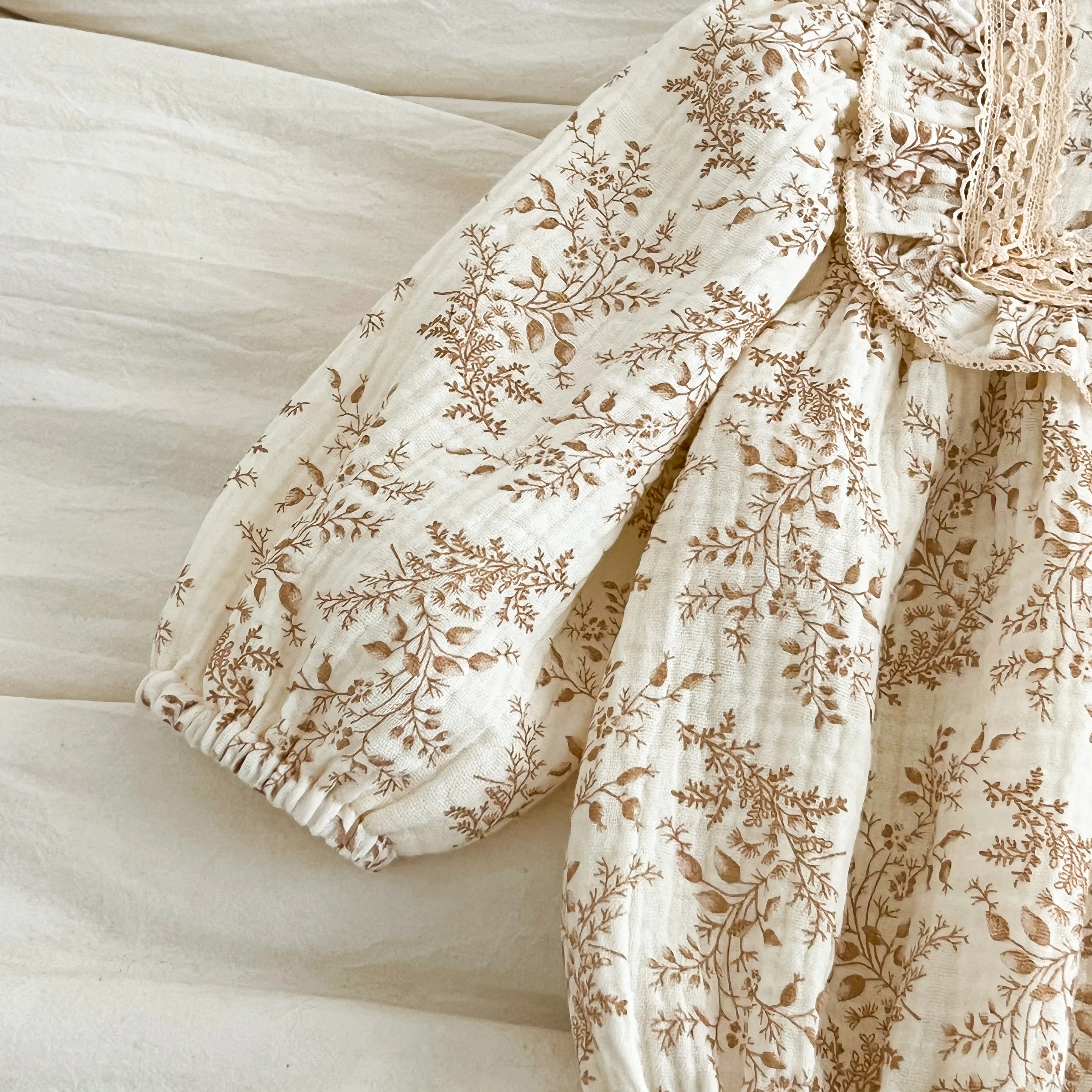 Neue Schwestern Kleid Infant Baby Mädchen Spitze Kragen Kleid Strampler Kinder Mädchen Vintage Blumen Prinzessin Kleid Familie Kleidung Strampler – Detail 11