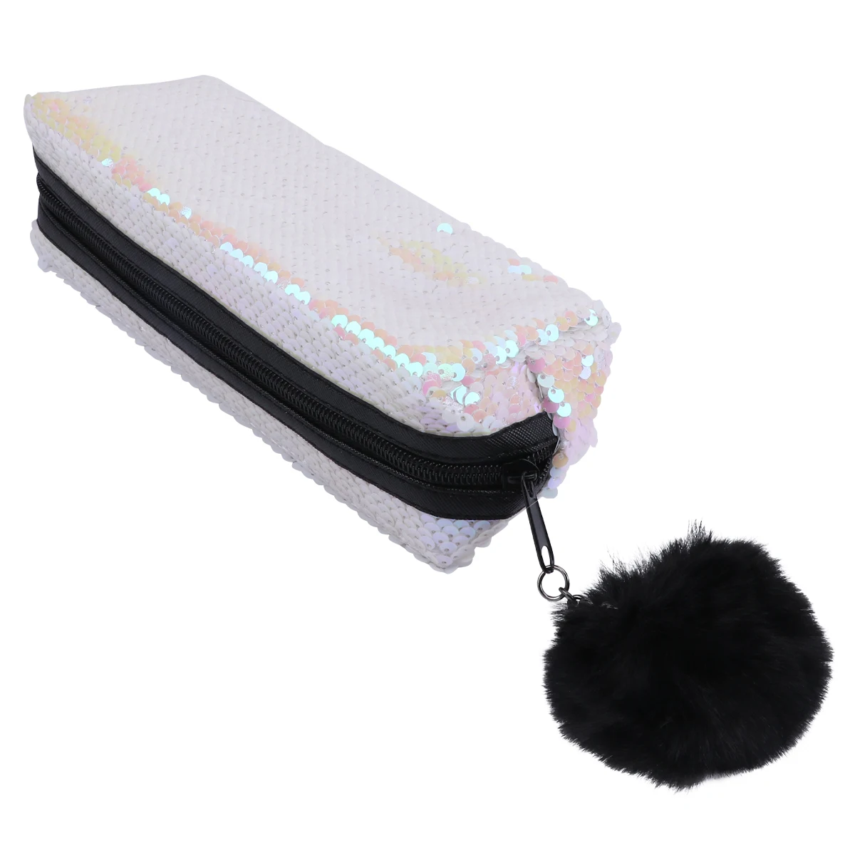 1Pcs Glitter Pencil Pouch Sturdy Design Dustproof Storage Multifunctional Bag Sequin Pencil Pouch