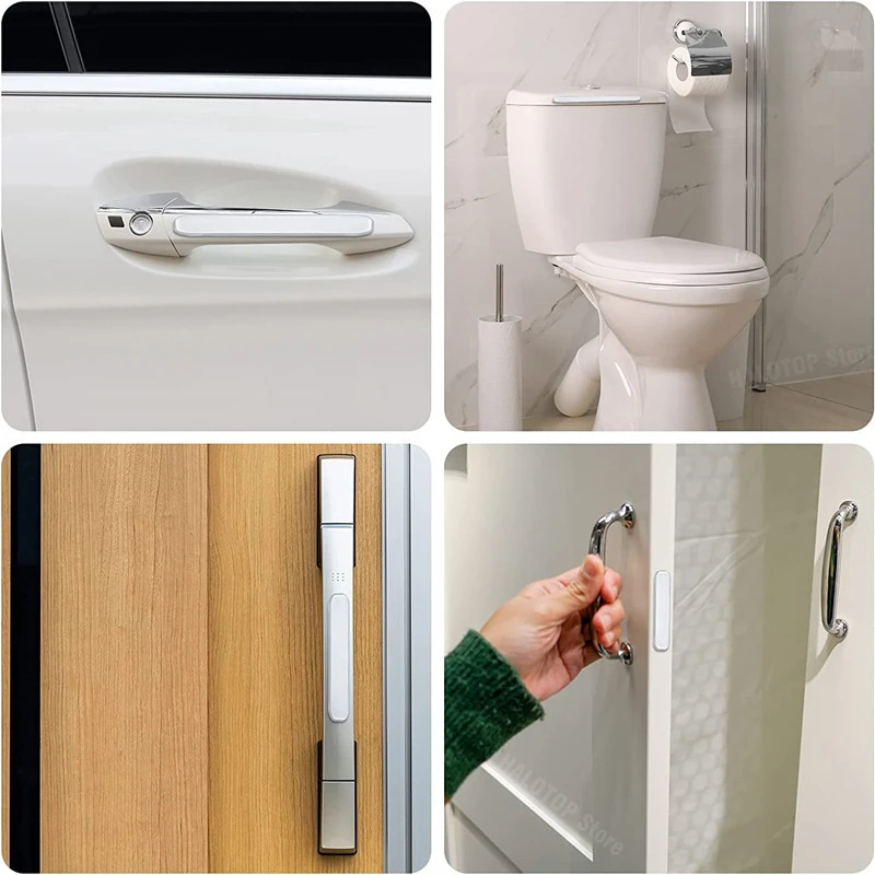 1 Blatt Silikon-Selbstklebende Pufferpads, Türstopper, Anti-Kollisions-Pads, Wandschutz, Möbel- und Kühlschrank-Stoßdämpfer