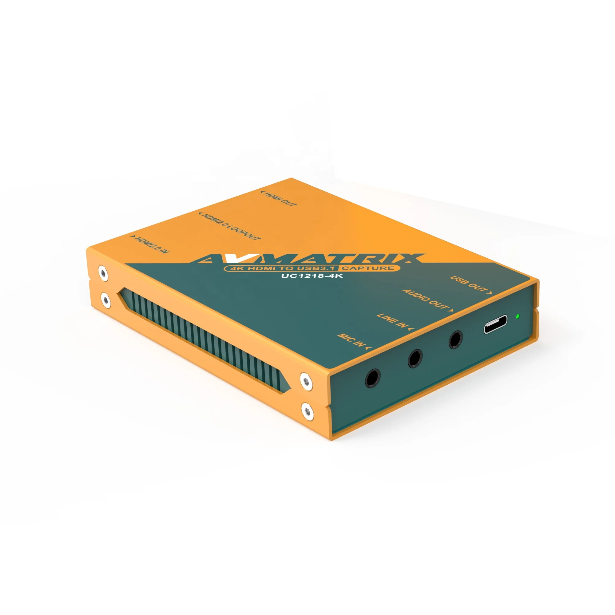 Avmatrix UC1218-4K New 4K for Loop-Out USB Type-C Video Capture Device with Audio & Video Support