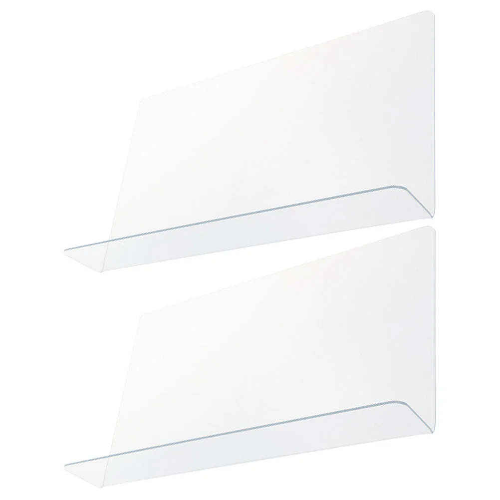 

2Pcs Bathroom Splashing Guard Clear Bathtub PVC Shower Water Barrier Splash Guard for Tub Sink Water Stopper Spatter Preventer