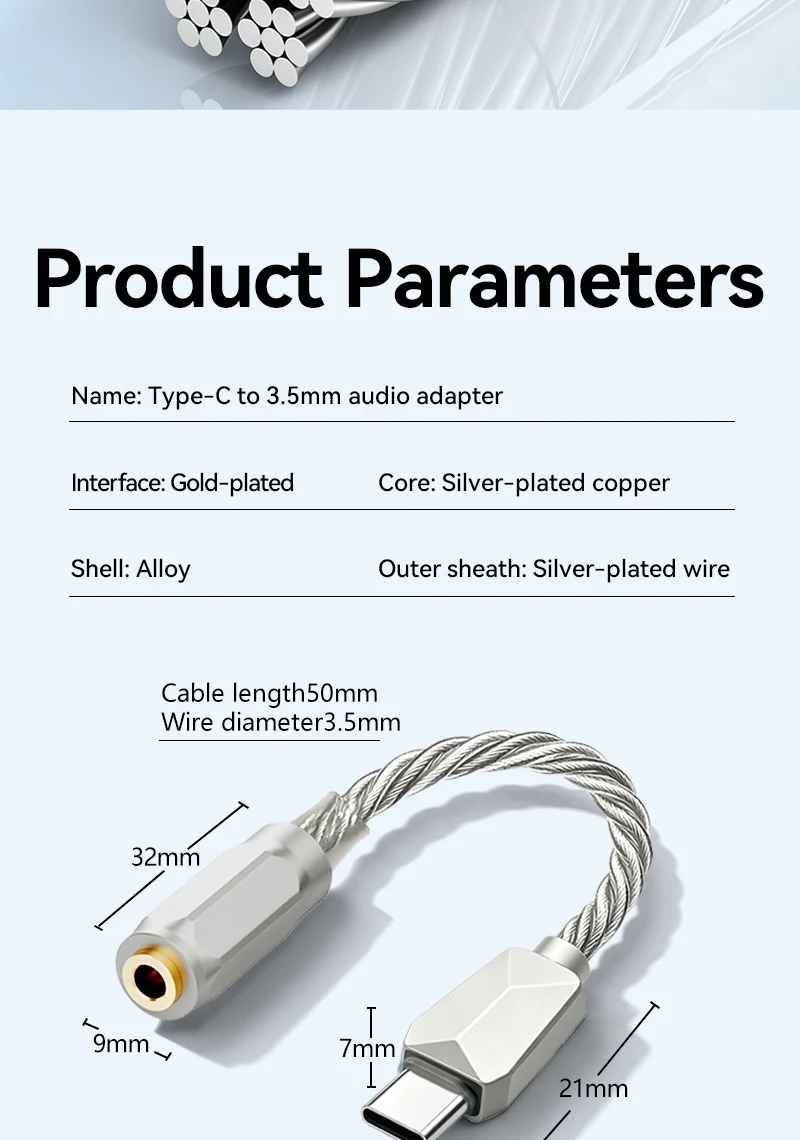 USB C DAC Type-C to 3.5mm Headphoner Amplifier 32Bit 384KHz Dongle DAC KT02H20 HIFI Audio Decoding Adapter Amp