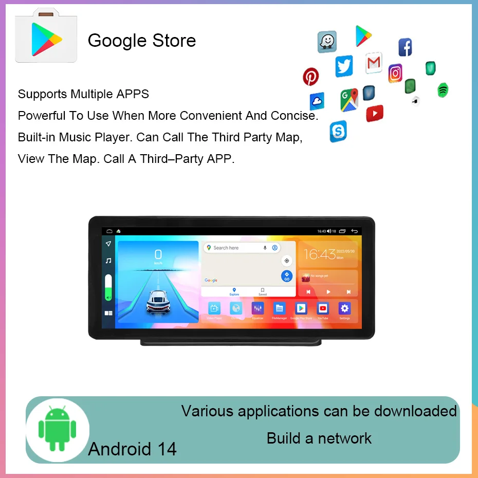 Android 14 12,3-дюймовый Carplay радио для Dongfeng DFSK Glory/Fengon 560 S560 2018-2020 мультимедийный видеоплеер GPS-навигация