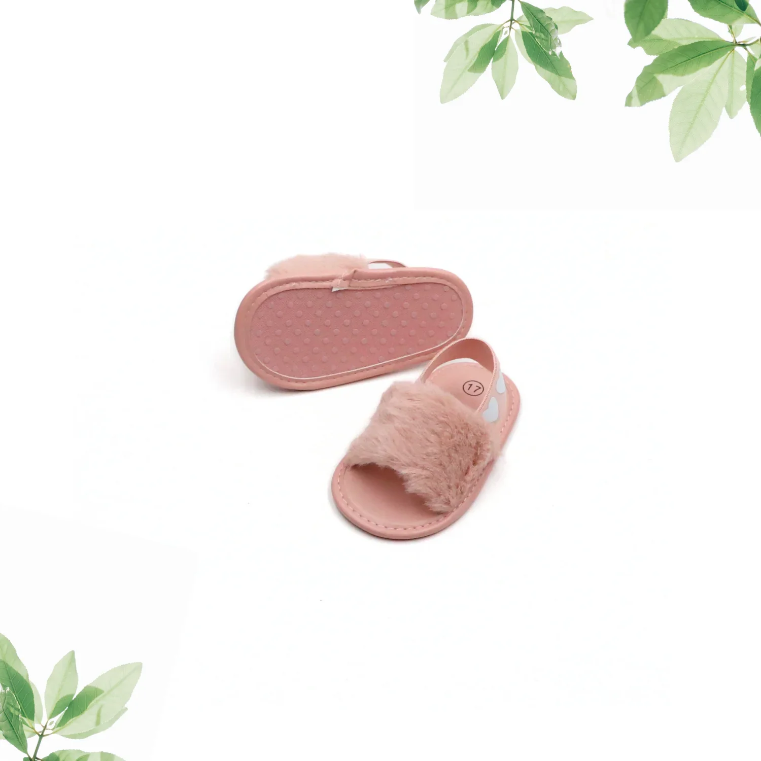 ベビーサンダル、ベビーシューズ、0-6-12-18ヶ月、通気性、滑り止め、ゴムバンド、女の子用サンダル