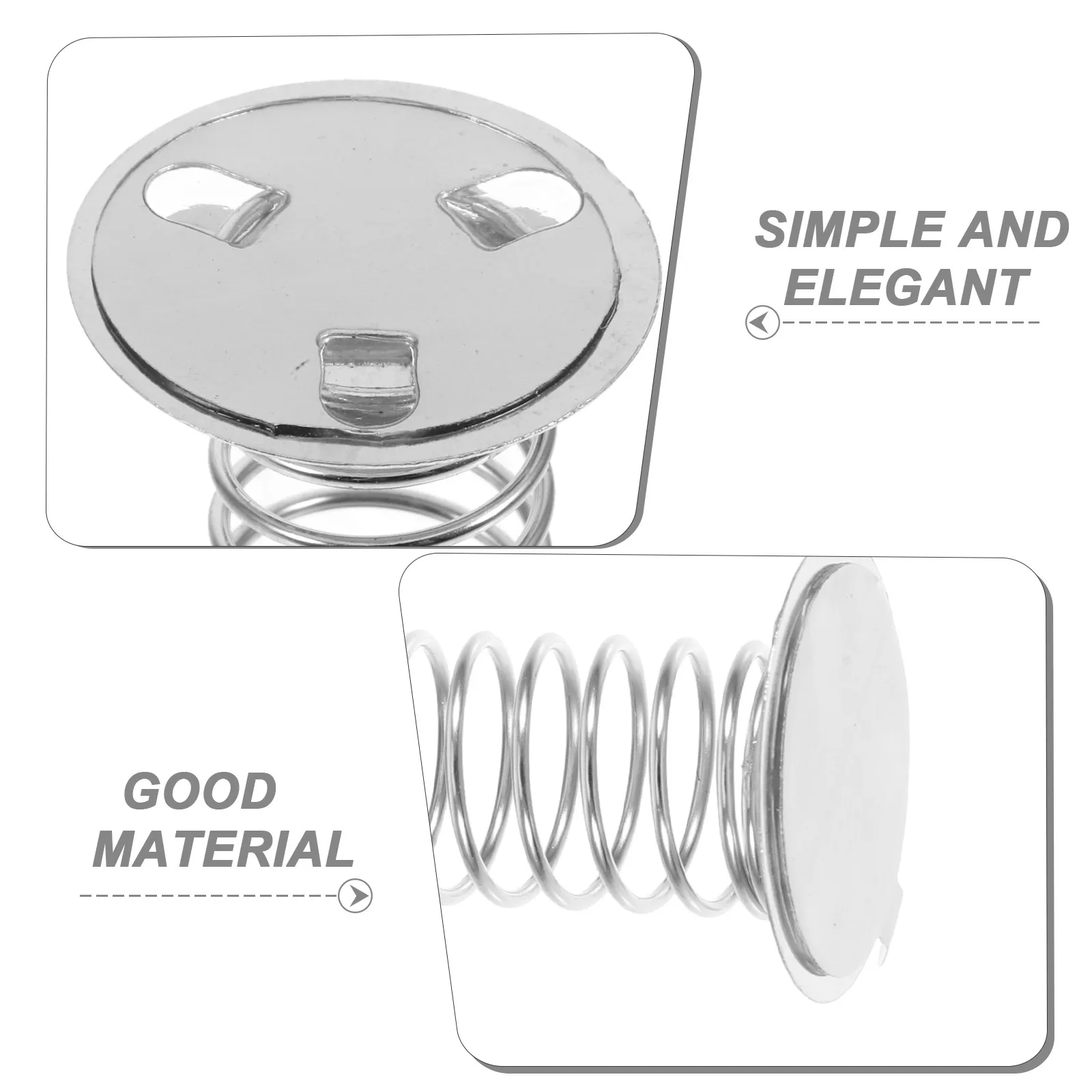 20Pcs Spiral Wobble Spring Metal Base for Car Bobblehead Dashboard Decoration DIY Spring Base for Crafts Supplies