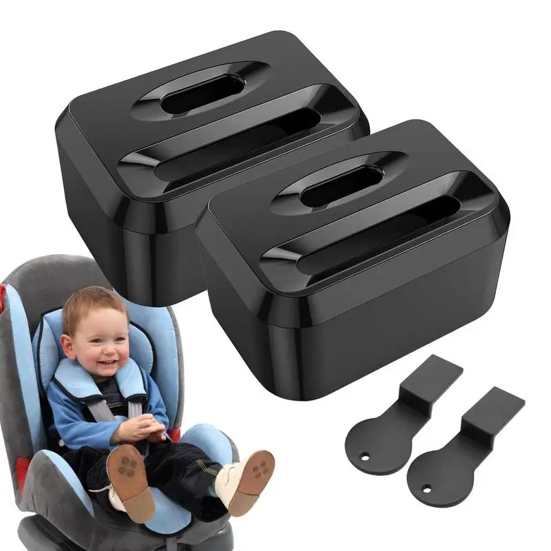 Car Seat Belt Car Buckle Safety Booster Clip for Kids Anti-Escape Belt Buttons Buckles Prevent Unbuckling Belt Cover Pads