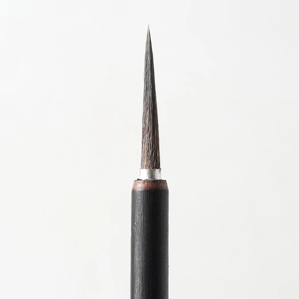 

1pc Ceramic Painting Brushes Fine Detailing Paint Brush For Acrylic Watercolor Oil Painting Miniature Art Artists Gift Black