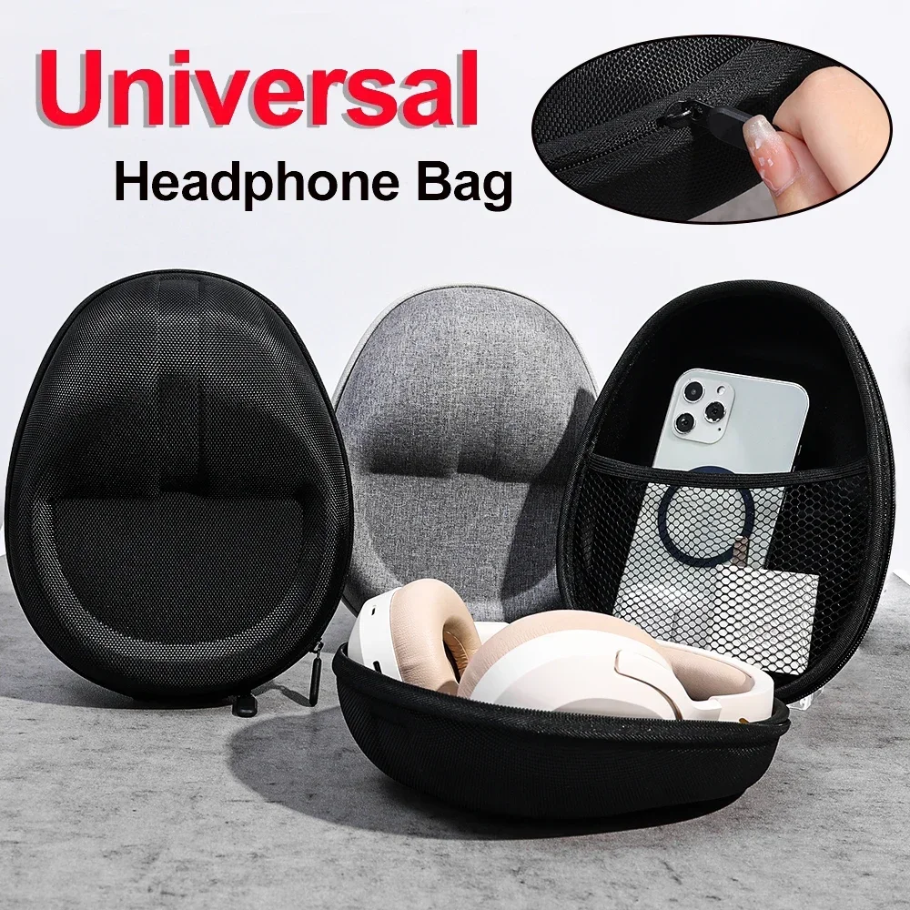 Headphone Carrying Case Organizer Hard Wireless Headphones Protective Storage Bag Pouch For Sony Earphone Protector Cover Shell