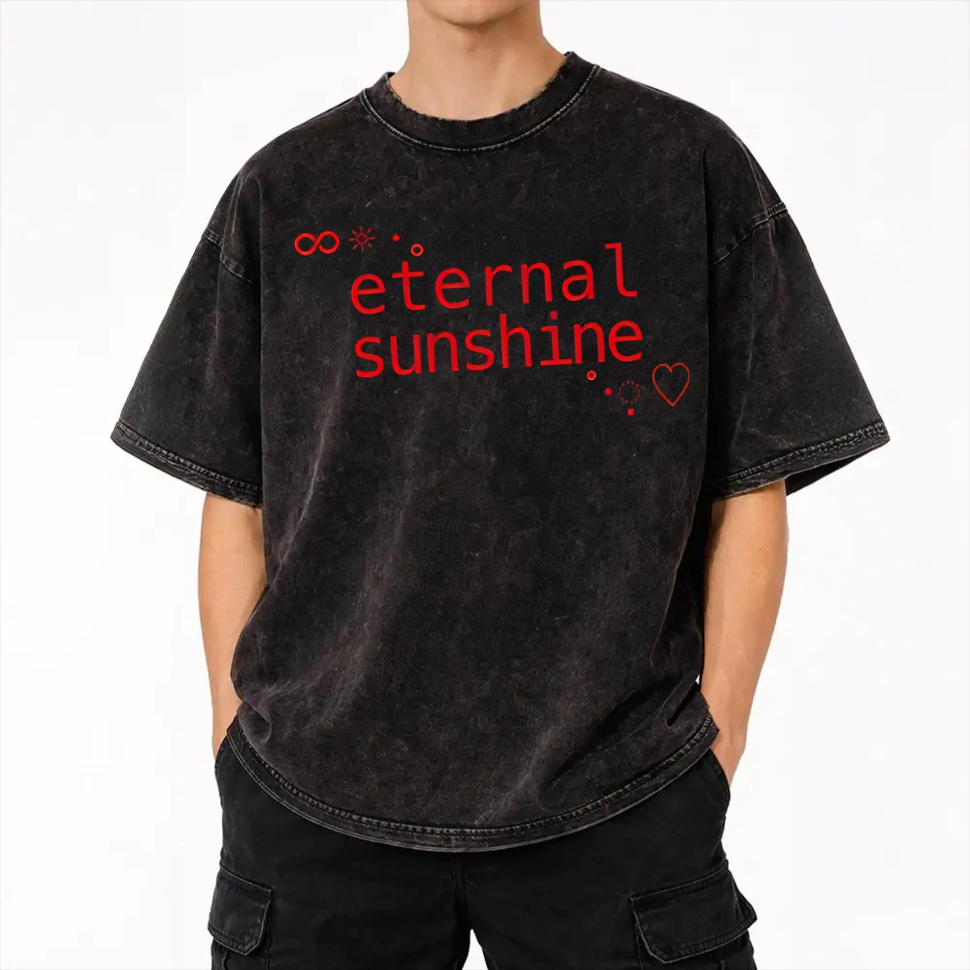 The Eternal Sunshine Tour arianas grandes Washed T Shirt Streetwear Hip Hop Cool T-Shirt  Tee Shirt Men Women Cotton Oversize