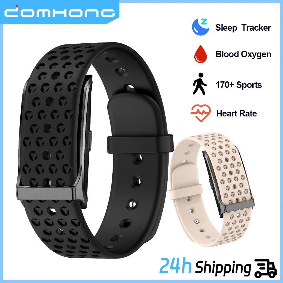 

Smart Bracelet Women Men Activity & Fitness Trackers Heart Rate Blood Pressure SpO2 Sleep Monitor 170+ Sports Modes Wristbands