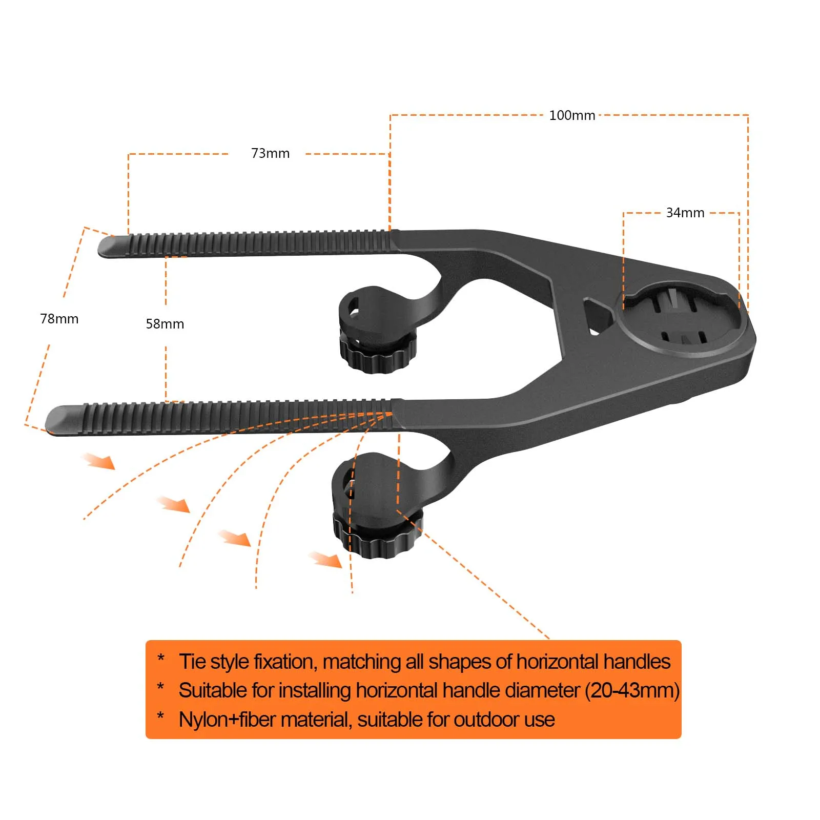 Fahrrad Computer Halter Fahrrad Mobile Kamera Halter Basis Metall Fahrrad Lenker Halterung Ausrüstung Mountain Road Radfahren Halterung MTB