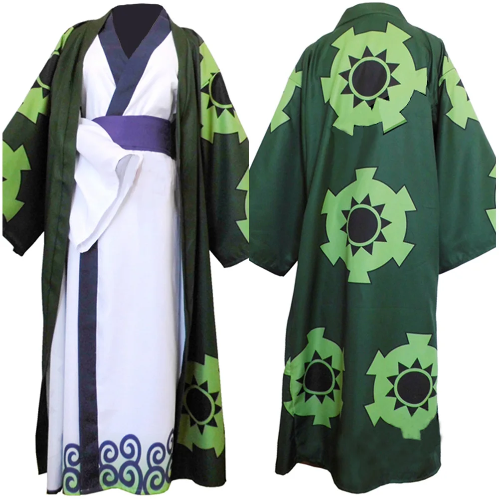 Anime Rorona Cosplay Zoro Cosplay Costume Adult Men Women Kimono Live Action Fantasia Outfit Halloween Suit