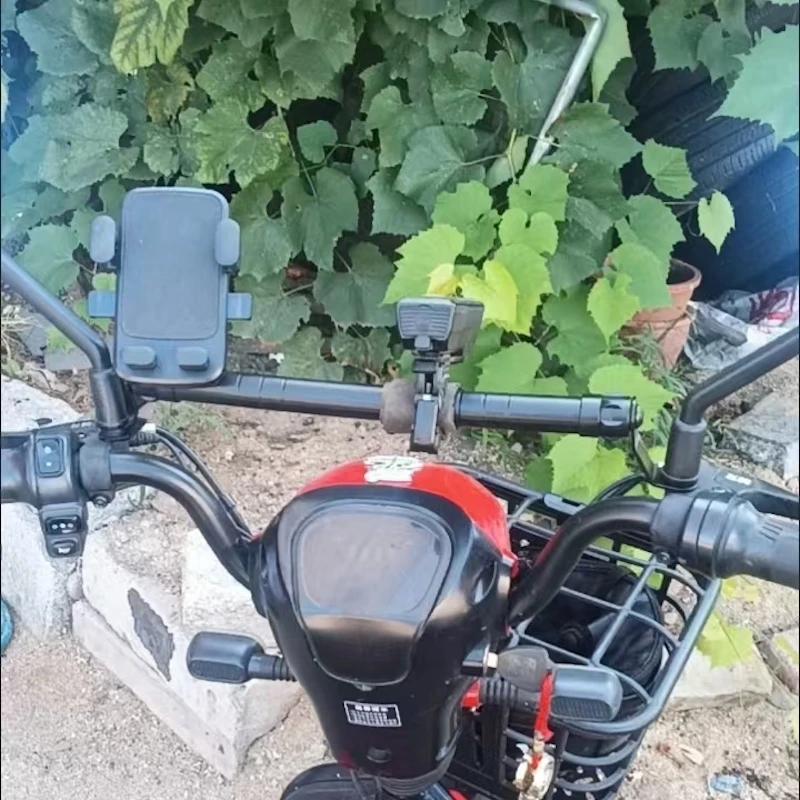 ABS المواد تمديد قضيب التثبيت للدراجات النارية سكوتر ATV جبل قوس من حامل هاتف الأضواء شريط التوازن عبر بار #6