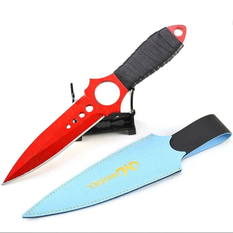 26cm 브랜드 뉴 크림슨 웹 CSGO 게임 주변 장치 Ghostdagger 금속 무기 장난감 검 사무라이 액세서리 장식품 컬렉션