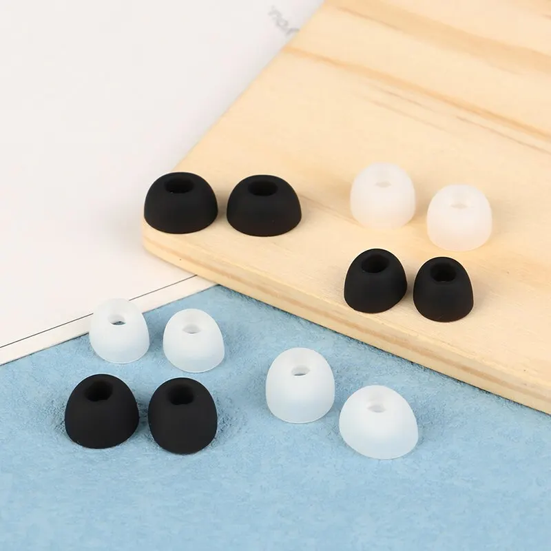 Replacement Ear Tips Earplugs For OnePlus Buds Z2 Silicone Bluetooth Ear Pads Plugs In-Ear Headphones Accessories Black White
