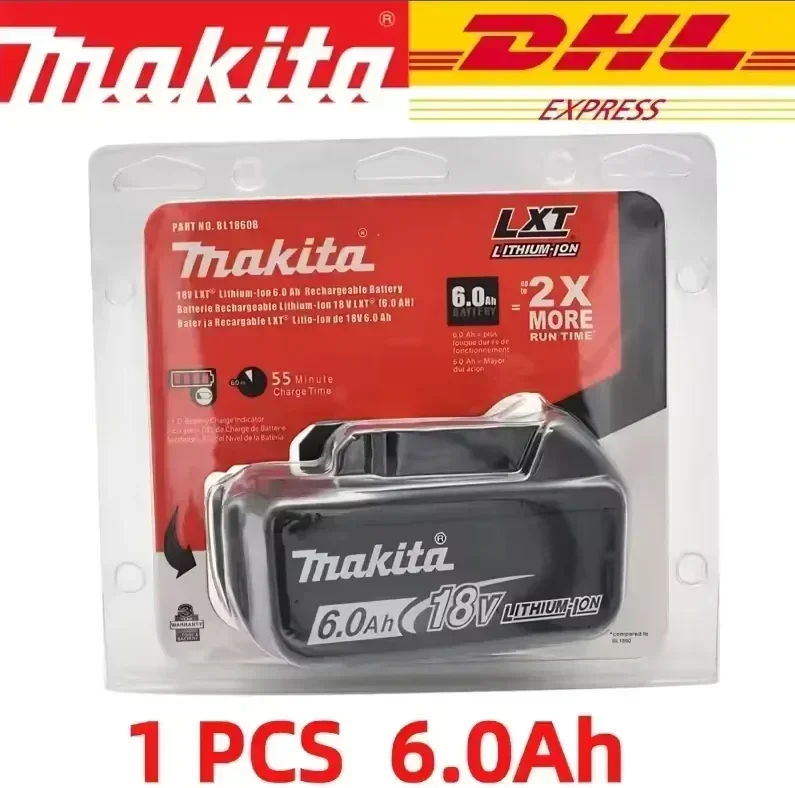 ✅100% 🔋originální dobíjecí baterie Makita 18V 6,0Ah, pro Makita BL1860 BL1860B BL1850 BL1850B baterie pro elektrické nářadí - náhled 5