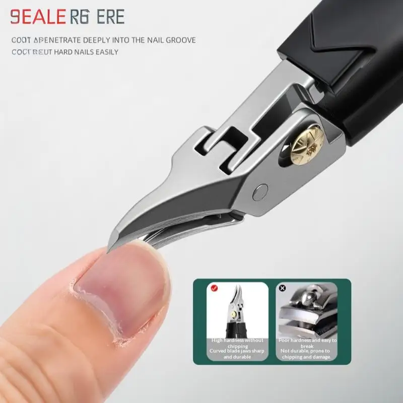 Gear-unlocked Nail Clippers Ergonomically Designed Suitable For Embedded Nails And Thick Nails