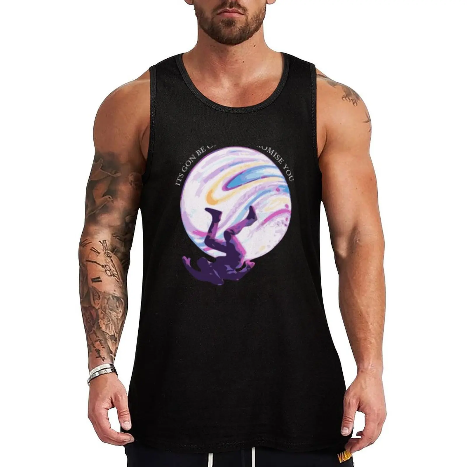 Kid Cudi Man On The Moon 3 Tank Top Odor Control Tank Top Anti Sweat Workout Shirt