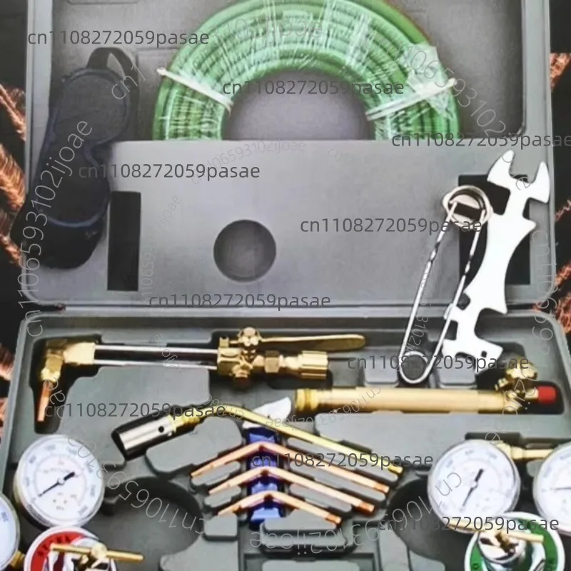 Gas Welding and Cutting Torch Kit Oxy Acetylene Oxygen Brazing Professional Set Carrying Case Cutting Set