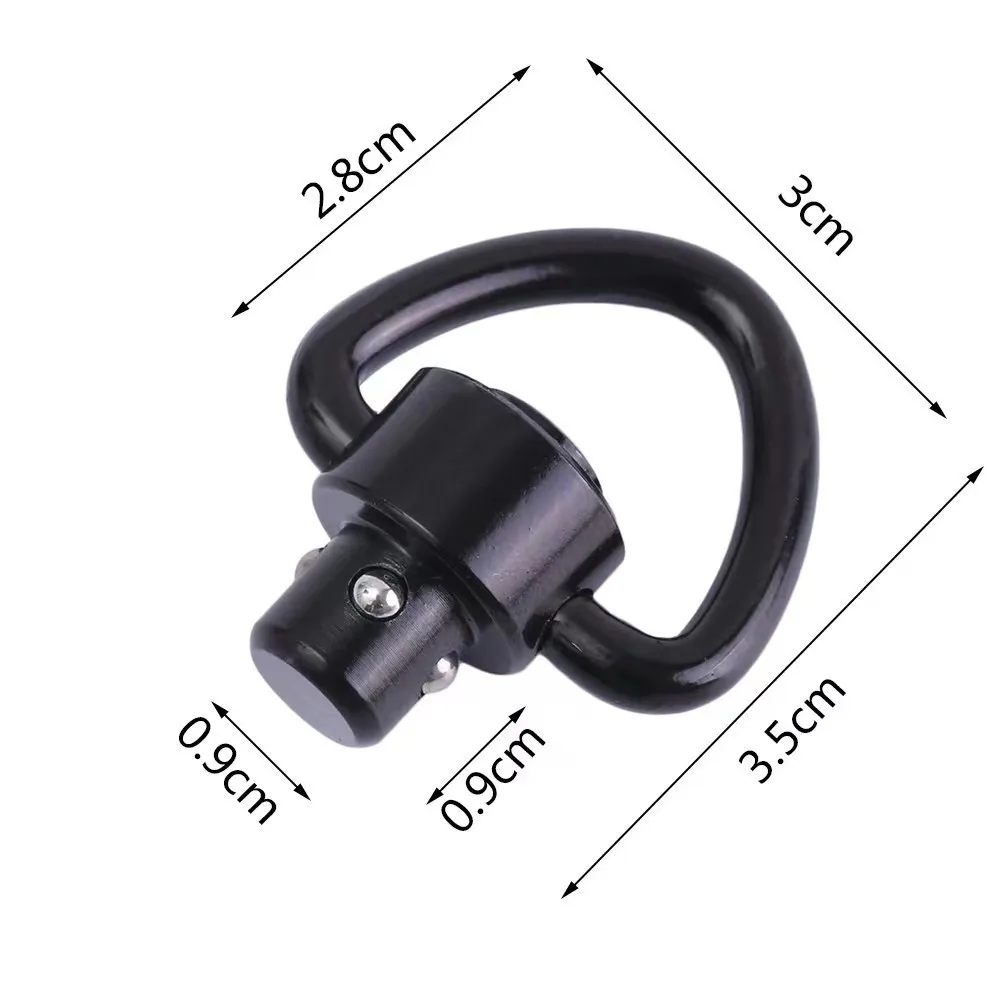 Quick Release Elastic QD Ring Rotating Buckle Tactical Gun  Metal Rings Sling Swivel Ak 47 Rifle Shoot Slings Hunting Ar 15 Mlok